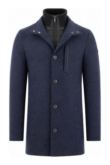 Tom Tailor Jas in maat S Blauw, Kleding | Heren, Jassen | Winter, Verzenden, Zo goed als nieuw, Blauw, Tom Tailor