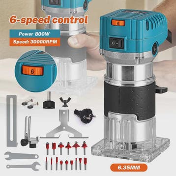 800W Houtbewerking Randfrezer - Multifunctionele Kleine Free, Verzenden, Nieuw