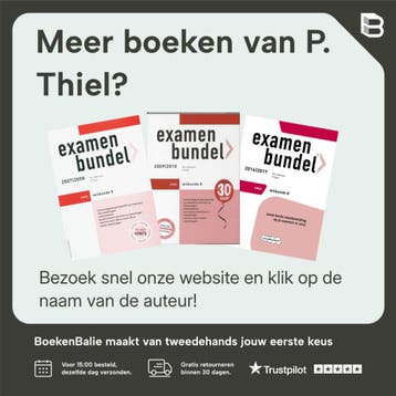 Samengevat Wiskunde B Vwo / Vwo - P. Thiel 9789006078800, Verzenden, Zo goed als nieuw, P. Thiel