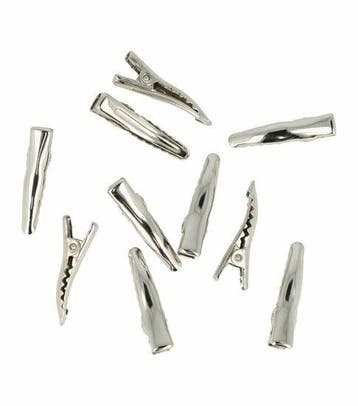 DIY Haarspeld Alligatorspeldjes 3cm – Gebogen – Metaal –, Nieuw