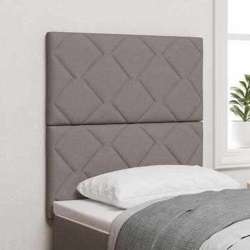 vidaXL Hoofdbord Taupe Stof, Verzenden, Nieuw, Stof
