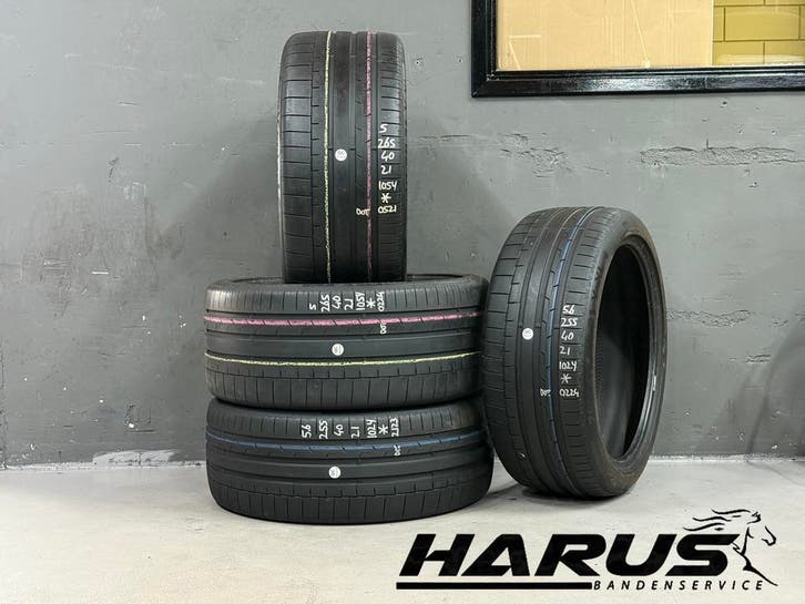 255/40/21 265/40/21 Continental zomerbanden 5,6/5mm profiel, Auto-onderdelen, Banden en Velgen, 21 inch, Erkend duurzaam, Zomerbanden