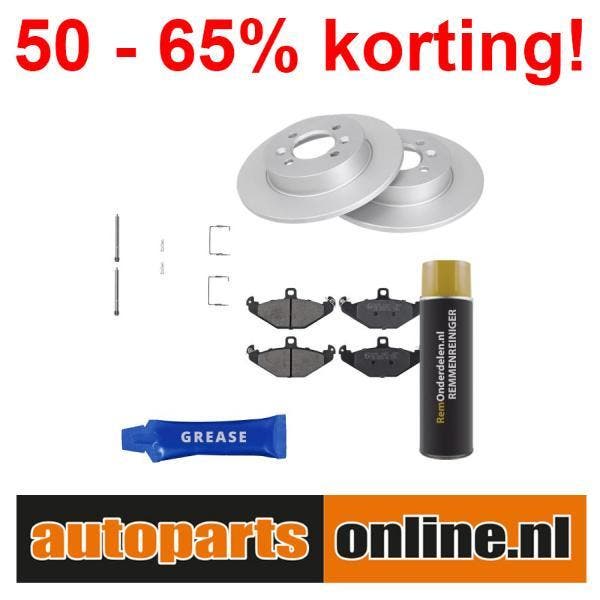 Remschijven + Remblokken Renault Safrane achterzijde, Auto-onderdelen, Besturing, Nieuw, Renault, Verzenden