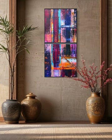 Cristina Talea - TRACES OF TIME 2 panels