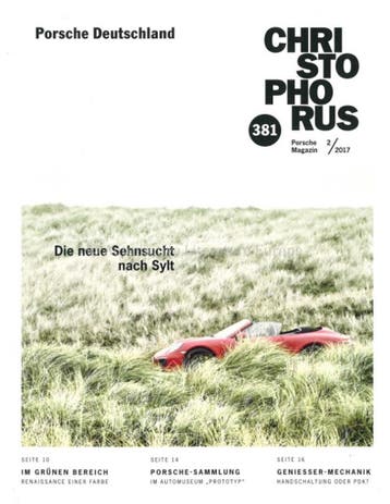 2017 PORSCHE CHRISTOPHORUS MAGAZINE 381 DUITS, Nieuw, Porsche, Author