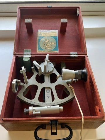Sextant - Aluminium - VEB - Trommelsextant