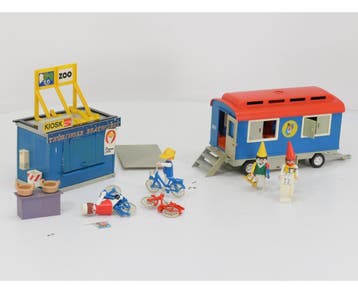 Playmobil 3477 Circus Woonwagen met Thüringer Bratwurst K.., Hobby en Vrije tijd, Ophalen of Verzenden, Gebruikt