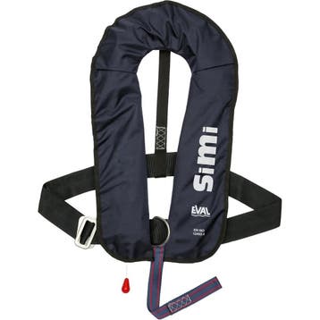 Eval Simi Automatisch Reddingsvest 160N met D-Ring Blauw, Watersport en Boten, Watersportkleding, Ophalen of Verzenden, Nieuw