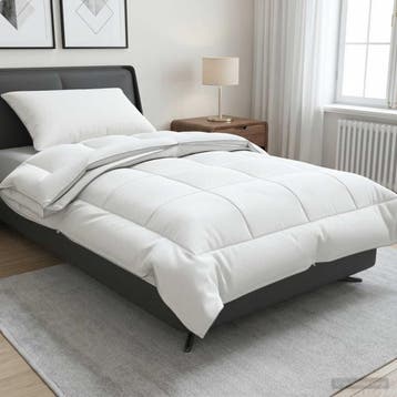 vidaXL Dekbed FULDA 155 x 200 cm 4 seizoenen 310 GSM 90%, Verzenden, Nieuw, Wit