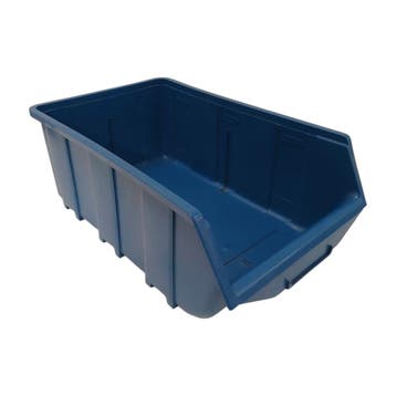 Magazijnbak, 314x505x191 mm, blauw kunststof, nieuw, Ophalen of Verzenden