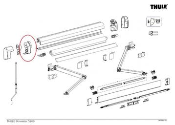 Thule Binnenkap LH 5200, Caravans en Kamperen, Voortenten en Luifels, Ophalen of Verzenden, Nieuw, Thule