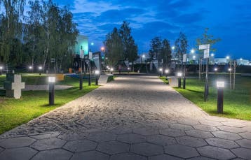 ROSA KARIN 16W 875mm ronde bolder paal LED verlichting p..., Nieuw