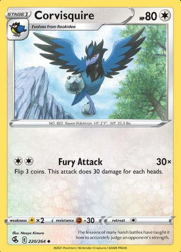 Corvisquire 220/264 (Fusion Strike), Ophalen of Verzenden, Nieuw, Losse kaart, Foil