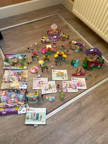 Lego Set - Friends - Boshuis, kapsalon,bakwedstrijd, winkel, Nieuw
