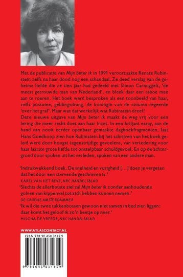 Mijn beter ik 9789045031859 Renate Rubinstein, Boeken, Verzenden, Gelezen, Renate Rubinstein