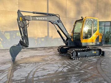 Veiling: Rupsgraafmachine Volvo EC55B Diesel 2010, Ophalen, Graafmachine