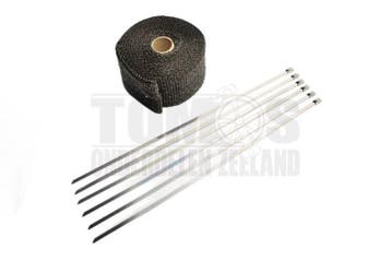 Uitlaat hitteband / heatwrap zwart 5cm x 5 meter, Ophalen of Verzenden, Nieuw, DMP
