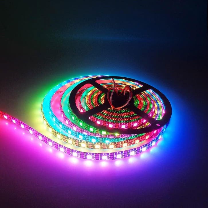 5 meter WS2811 digitale led strip - IP67 - 30Leds/m, Auto-onderdelen, Verlichting, Ophalen of Verzenden
