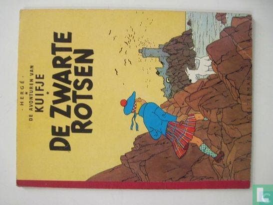 Kuifje - De zwarte rotsen - 1961, Boeken, Stripboeken, Gelezen, Eén stripboek, Verzenden