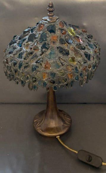 Nachtlampje - Brons, Glas