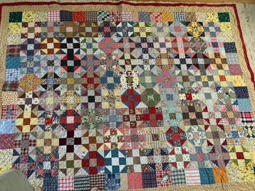 Textiel - 197 cm - 143 cm - Patchwork-quilt