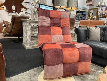 Relaxfauteuil Luc Patchwork, Ophalen of Verzenden, Nieuw
