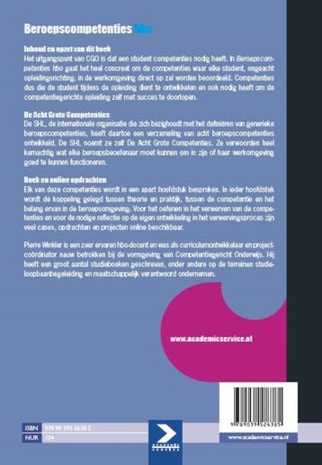 Beroepscompetenties HBO 9789039526385 Pierre Winkler, Boeken, Schoolboeken, Verzenden, Zo goed als nieuw, Pierre Winkler