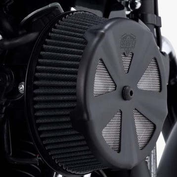 Vance & Hines Black Skullcap Crown Intake Cover, Ophalen of Verzenden, Nieuw