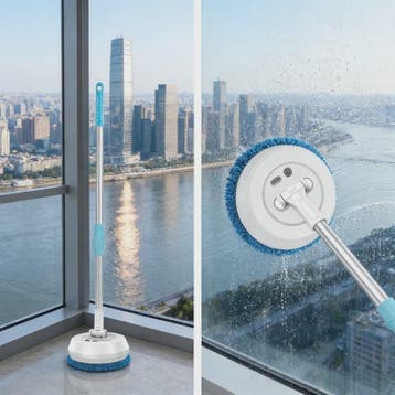 Draadloze Spin Mop: Automatische Vloer-, Auto- en Ramenreini, Huis en Inrichting, Verzenden