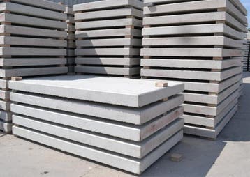Betonplaten, industrieplaten en andere verhardingen, Nieuw, Betonplex, 100 mm of meer