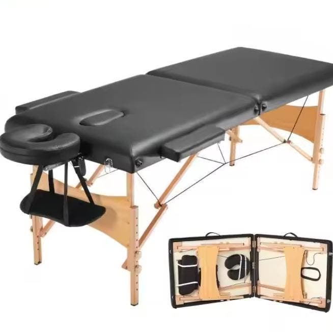 Opvouwbare Massage Tafel 28 met Hoofdsteun en Draagtas, Huis en Inrichting, Slaapkamer | Bedden, Nieuw, Verzenden