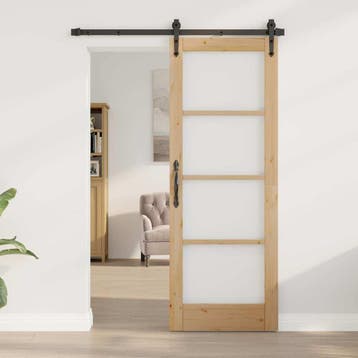 vidaXL Binnendeur ORKDAL Bruin 73,5 x 198,5 cm, Doe-het-zelf en Verbouw, Deuren en Horren, Verzenden, Nieuw