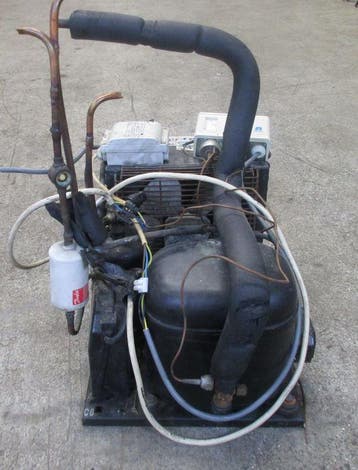 Elektrolux Vriesmotor - MR18FB - R404A - 500watt, Gebruikt