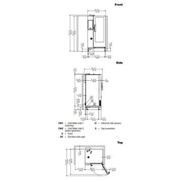 Combisteamer | INNOVA SELECTION | Gas | 20 Niveaus (1/1 GN), Verzenden, Nieuw in verpakking
