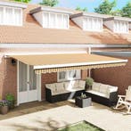 vidaXL Inklapbaar Zonnescherm Multikleur 500 × 300 cm Stof, Tuin en Terras, Verzenden, Nieuw