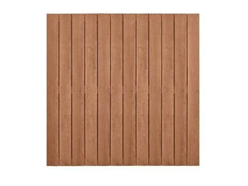 Veiling - 5x Plankenscherm hardhout design 180x180cm, Tuin en Terras, Nieuw