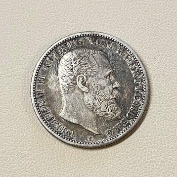 Duitsland, keizerrijk Wilhelm II. 2 Mark 1902 F / Silber
