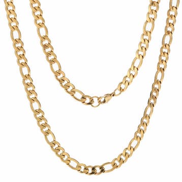 Fako Bijoux - Schakelketting Figaro - Staal - RVS - Figaro, Sieraden, Tassen en Uiterlijk, Kettingen, Verzenden, Nieuw