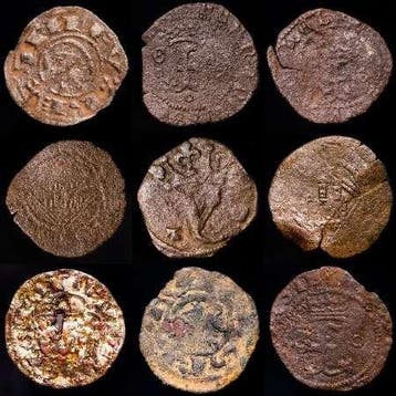 Spanje. Reino Medieval de Castilla y León. Dineros y Blancas