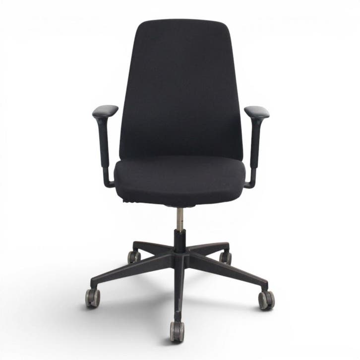 Interstuhl Every EV151 bureaustoel, EN1335, zwart, Huis en Inrichting, Bureaustoelen, Gebruikt, Ophalen of Verzenden