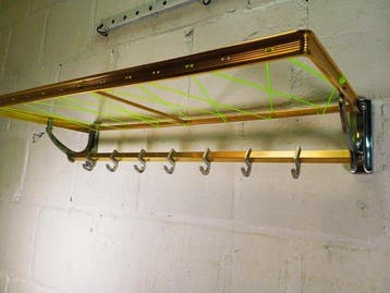Kapstok - Vintage hanger - Aluminium, Legering, Messing