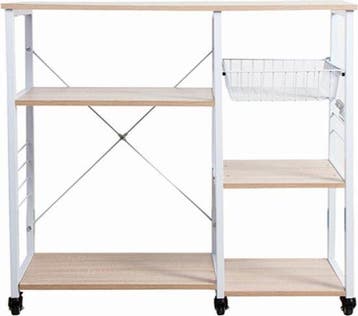 2dekans | VDD Industrial Vintage Design - Serveerwagen - Wit, Ophalen of Verzenden, Zo goed als nieuw