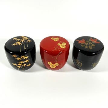 A set of Japanese maki-e lacquer natsume - Natsume - Hout