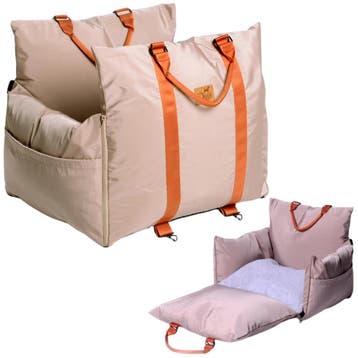 Luxe Honden autostoel  Royal+ TAUPE Waterproof, Dieren en Toebehoren, Honden-accessoires, Ophalen of Verzenden, Nieuw