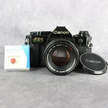 Canon AE-1 Program + FD 1,4/50mm S.S.C. | Single lens reflex, Nieuw