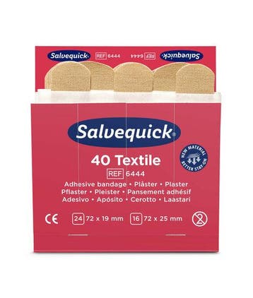 Salvequick 6444 navulling 40 textiel pleisters, Diversen, Verpleegmiddelen, Verzenden, Nieuw