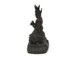 Een bronzen Wenshu beeld, China, 19e/20e eeuw
