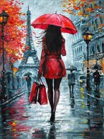 Jarol - París en Otoño: El Paseo Bajo la Lluvia