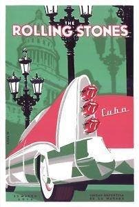 Anonymous - 2x Rolling Stones posters, La Habana
