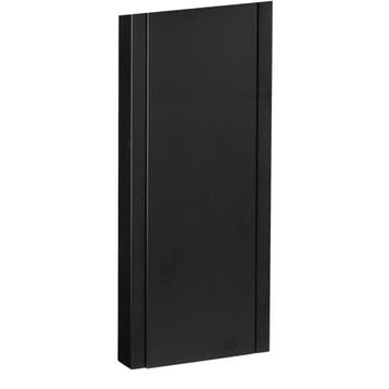 Allux 8900 brievenbus met paal 1001 staal - zwart, Verzenden, Nieuw